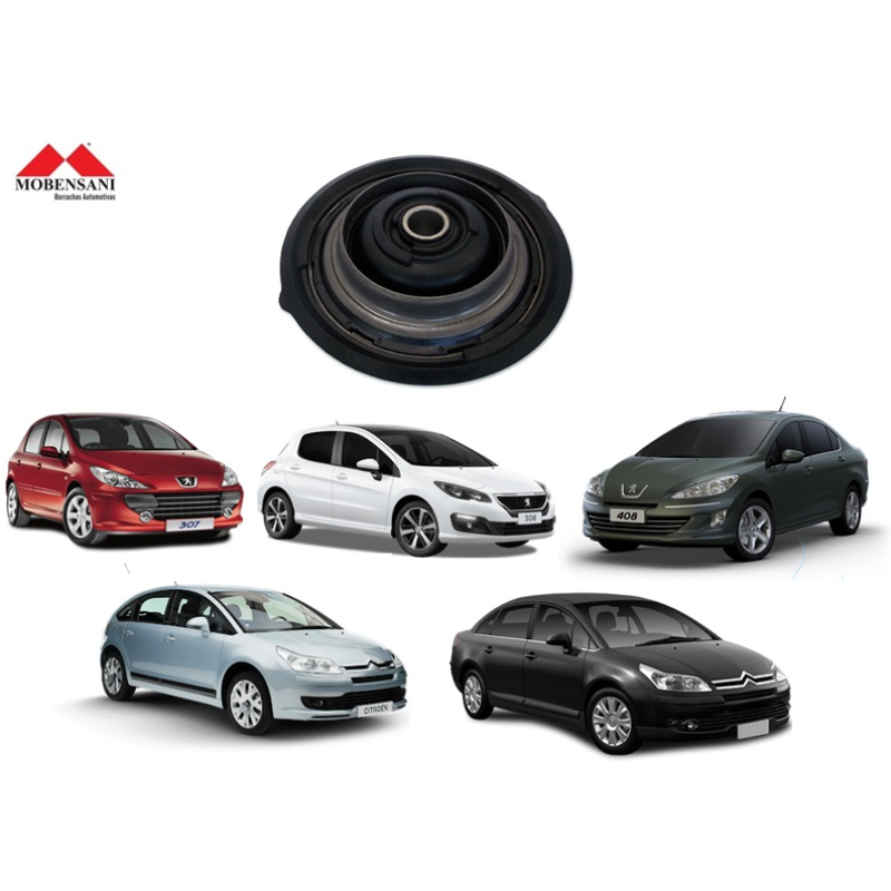Coxim Amort Peugeot 307 2002 Ate 2012 308/408 2011 Em Diante C4 2007 Em Diante Diant Ld/le C/ Rolam. Mobensani