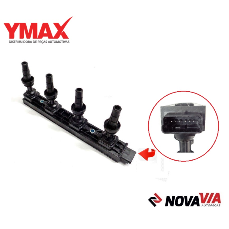 Bobina Ignição Citroen Aircross Peugeot 2008 208 308 1.6 16v