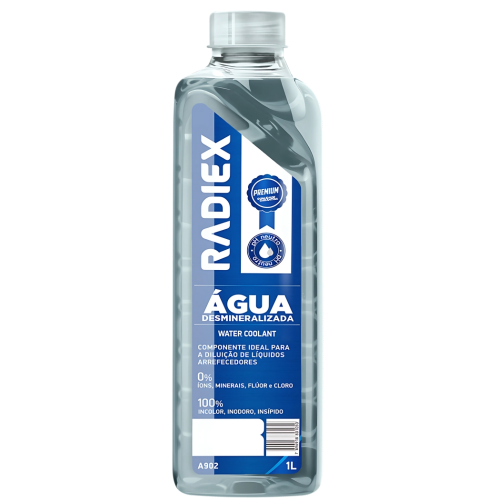 Agua Desmineralizada Radiex 1litro Incolor