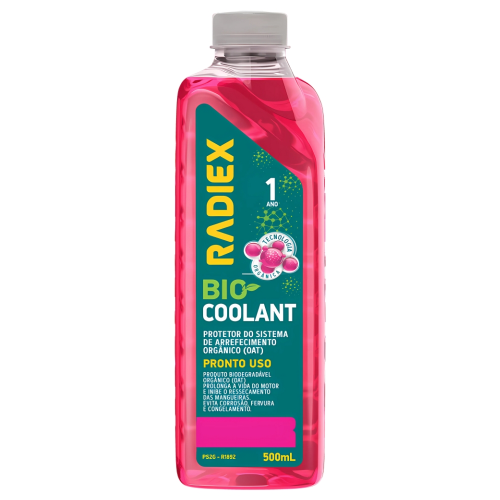 Aditivo Radiador 500ml Biocoolant Pronto Pra Uso Rosa