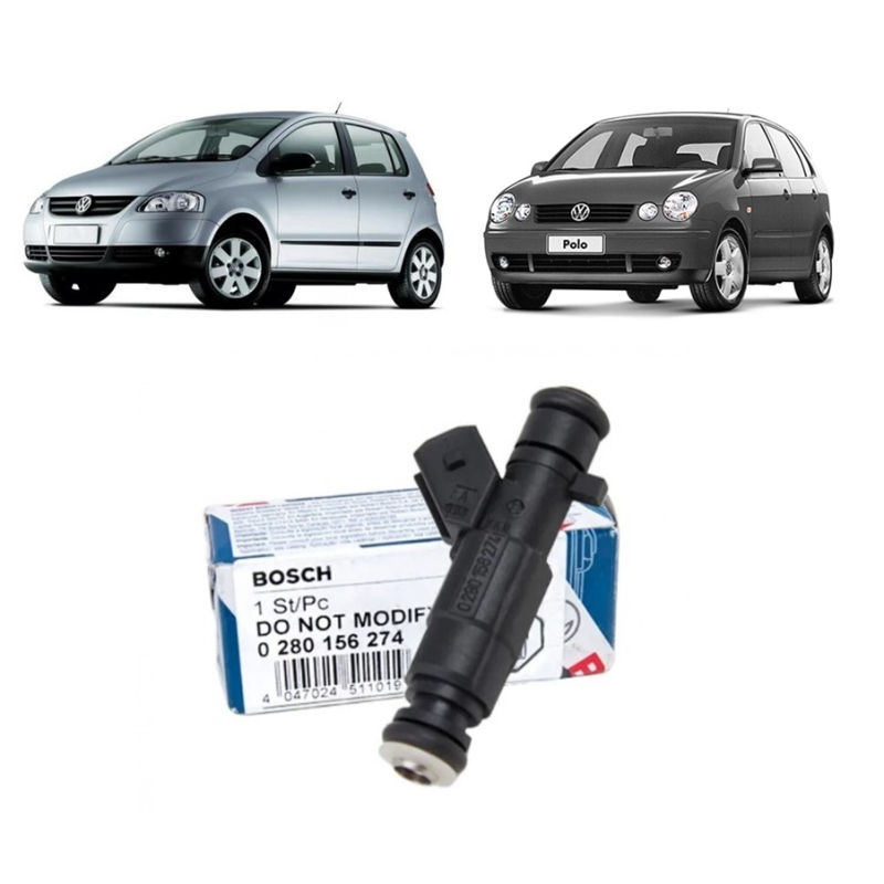 Bico Injetor Vw Fox/polo 1.6 8v Kombi 1.4 8v 2004 Ate 2008 Bosch