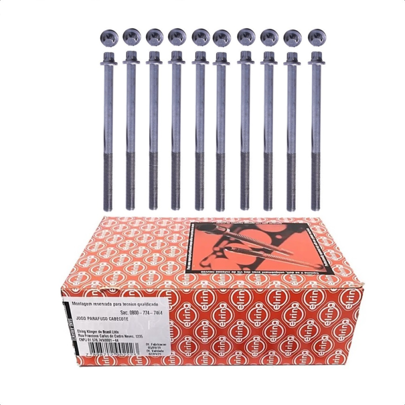 Jg Parafuso Cabecote Gm Corsa 1.0/1.4/1.6 8v 1994 A 1997 Efi Elring