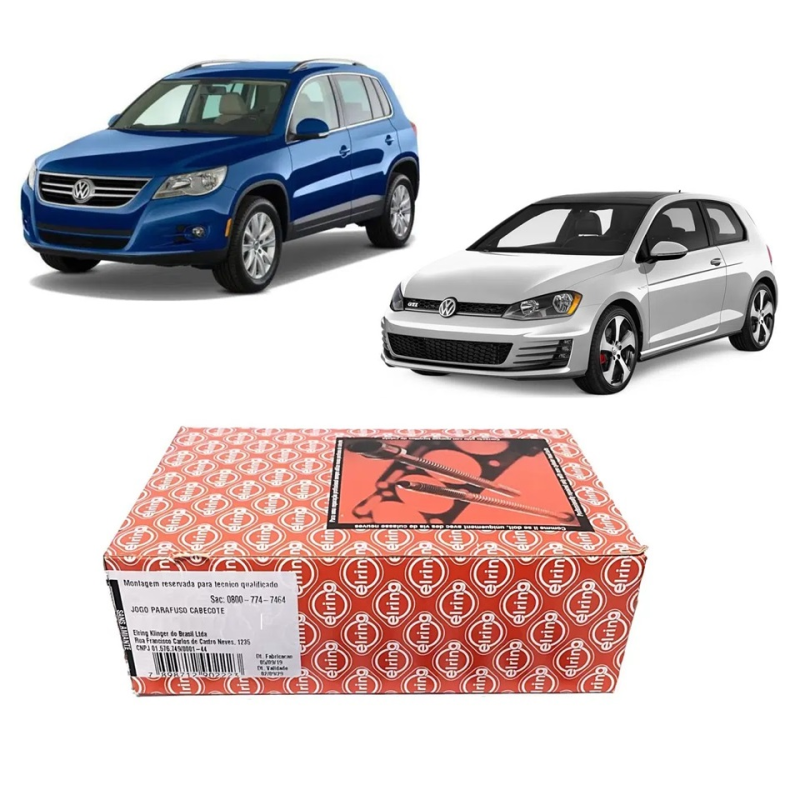 Jg Parafuso Cabecote Vw Golf/jetta/tiguan 2.0 16v Audi A3/q5 Elring