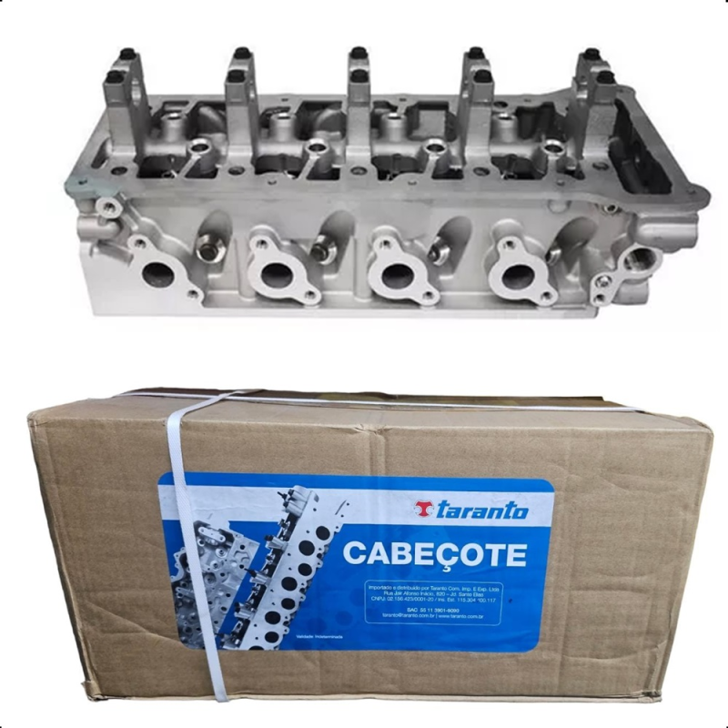 Cabecote Motor Ford Fiesta/ka 1.0 8v Zetec Rocam Flex Taranto