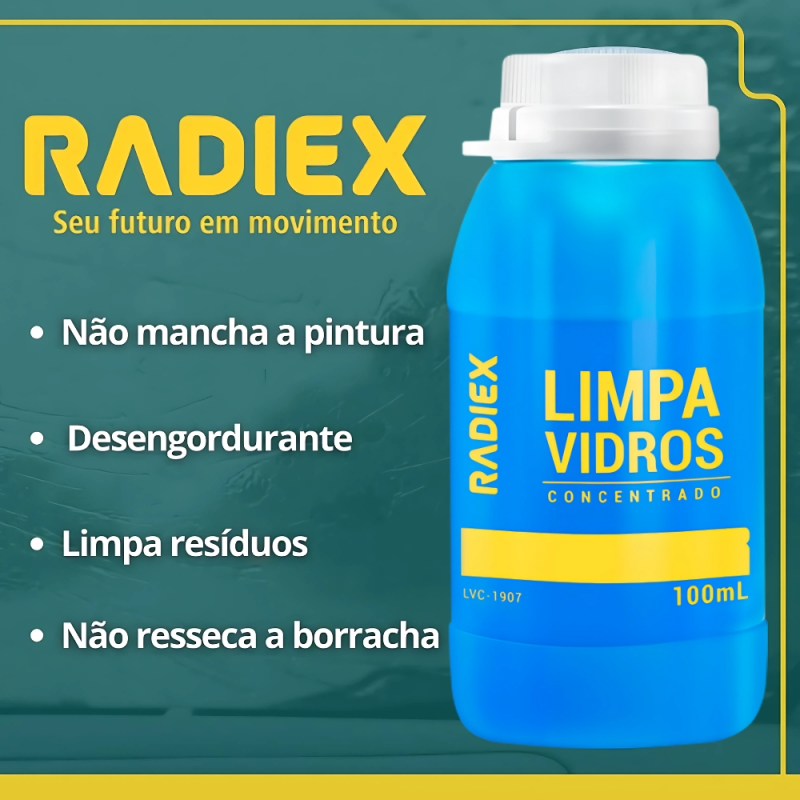 Limpa Vidros Visao Clara 100ml Radiex