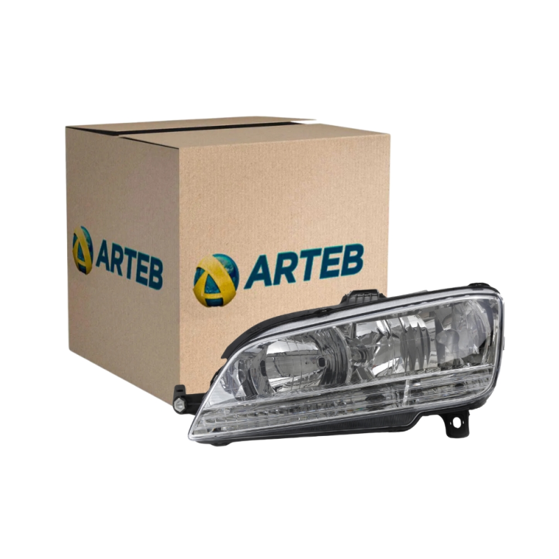 Farol Fiat Idea 2005 Ate 2010 Esquerdo Arteb