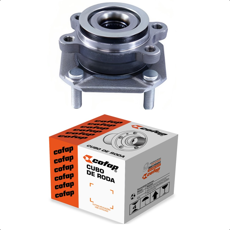 Cubo Roda Nissan Sentra 2007 Ate 2013 Dianteiro C/rol C/abs 4 Furos Cofap