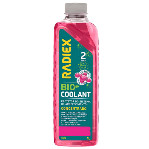 Aditivo Radiador 1l Biocoolant Concentrado Rosa