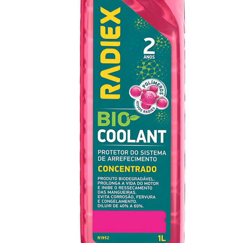 Aditivo Radiador 1l Biocoolant Concentrado Rosa