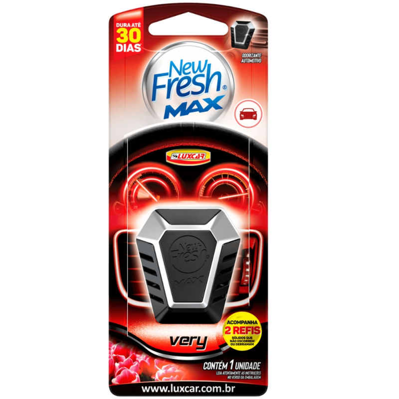Odorizador Painel Refil Solido Fresh Max Very Luxcar