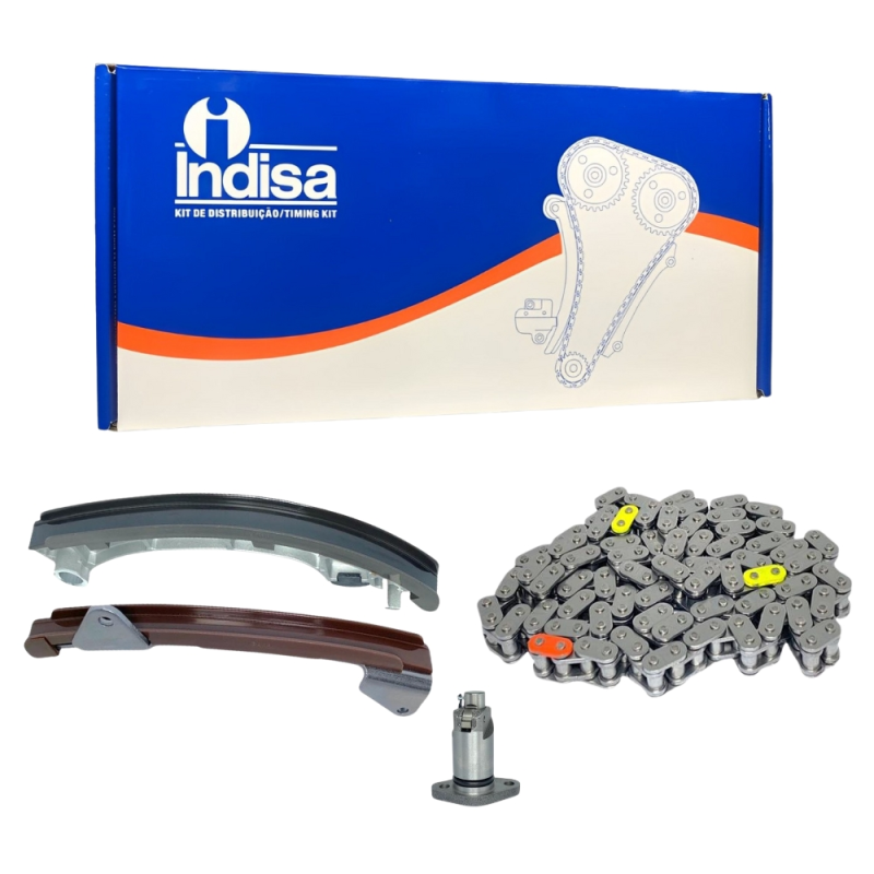 Kit Corrente Dist Toyota Corolla 1.8 2003 Ate 2008 Sem Engrenagens Indisa