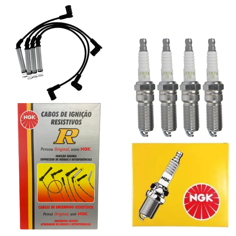 KIT CABO E VELA IGNIÇAO FORD ECOESPORT FIESTA KA  1.0/1.5